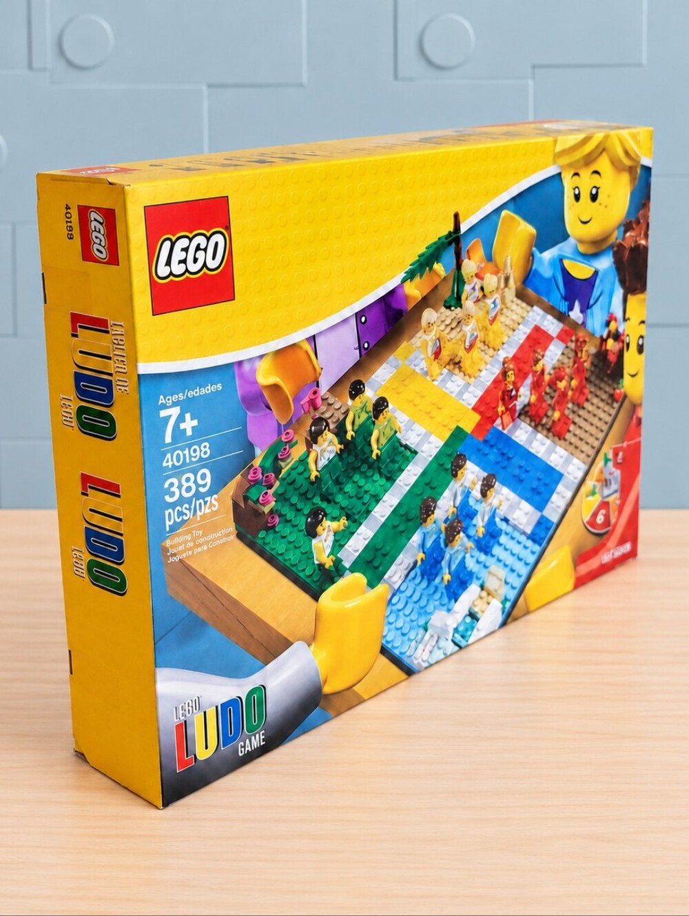 LEGO 40198 Ludo Board Game 389 Pieces 16 Minifigures Retired New Sealed